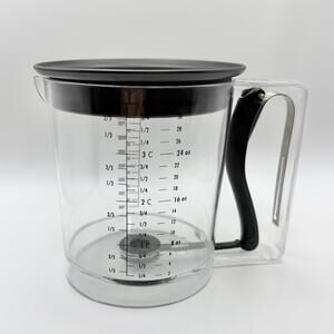 Amco 4 Cup Fat And Gravy Separator With Deep Removable Lid , Easy Release